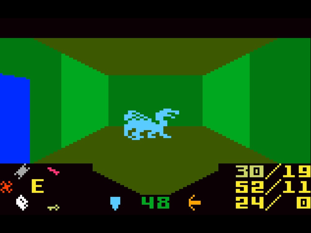 Gameplay of Advanced Dungeons And Dragons Treasure Of Tarmin for Intellivision